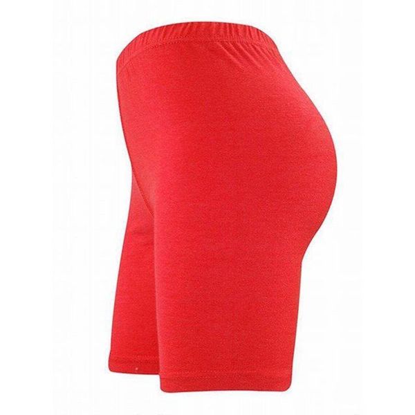 

women's leggings basic elastic solid color women sport mid thigh stretch span 2021 s-3xl high waist active short vetement femme, Black