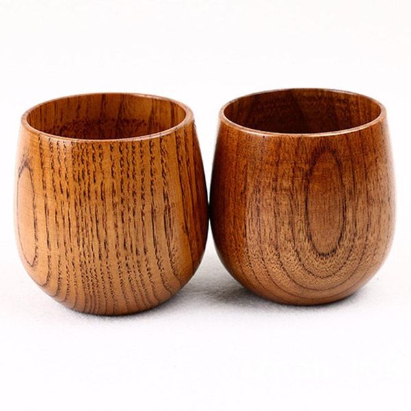 

cups & saucers natural wooden cup environmental protection tea coffee milk wine heat insulation water drinkware tool