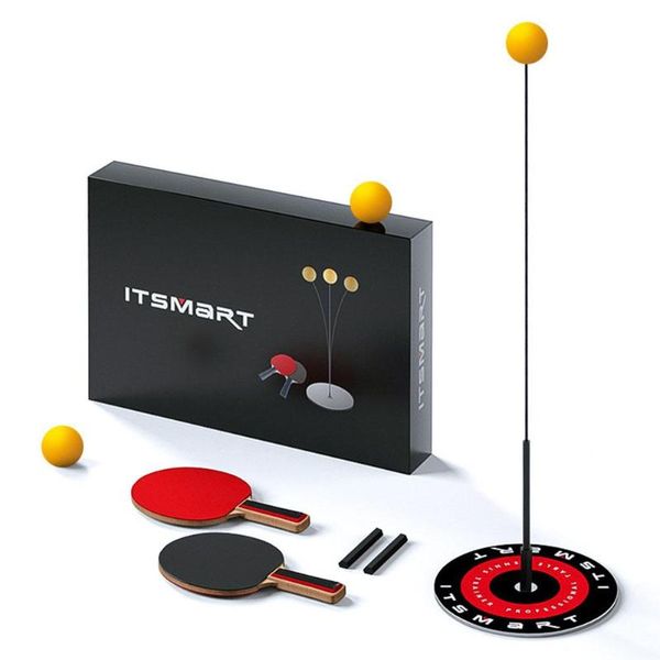 

table tennis trainer tool with elastic soft shaft sports set indoor outdoor exercise accessory pong ball machine training balls