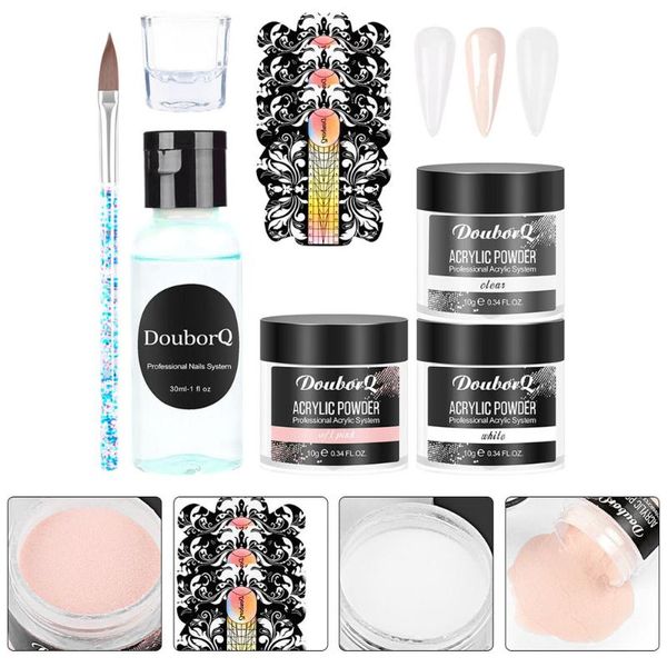 

nail art kits 1 set delicate glitter powder crystal diamond supplies