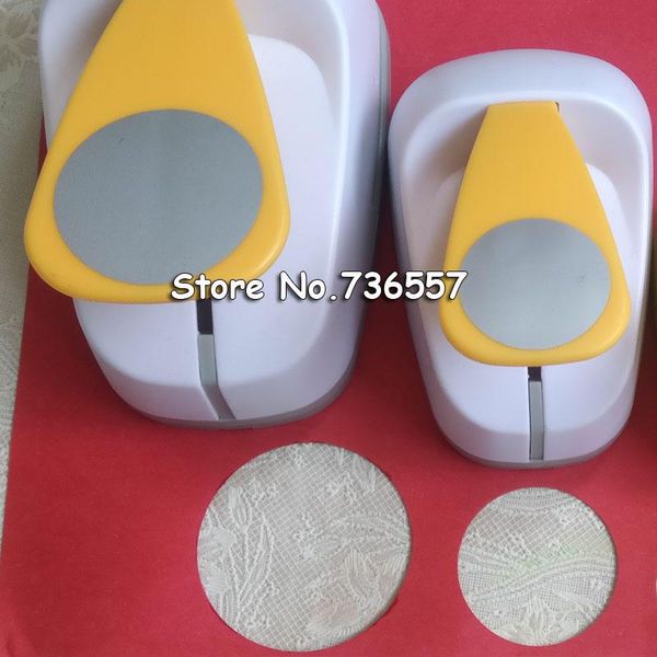 

binders 3.8cm 2.5cm round shape craft punch set children manual diy hole punches cortador de papel scrapbook school circle