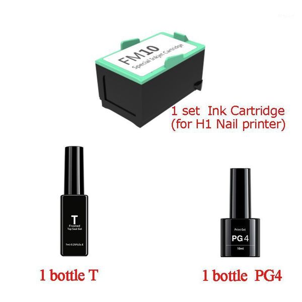 

h1 mobile nail printer fm10 ink cartridge nails printing gels pg4 and gel1, Red;pink