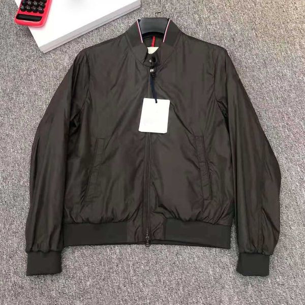 

designer monclair mens jackets clothing france brand bomber windshield jacket men s outerwear coat fashion hombre casual street coats 001, Black;brown