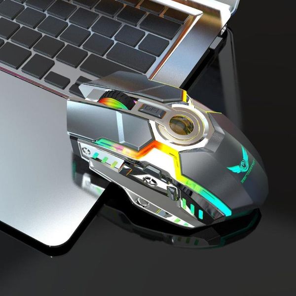 

2.4g wireless rechargeable mute led backlight gaming mouse for lap/computers mice