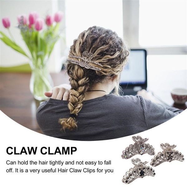 

hair clips 3pcs exquisite claw clamps women decor jaw accessories