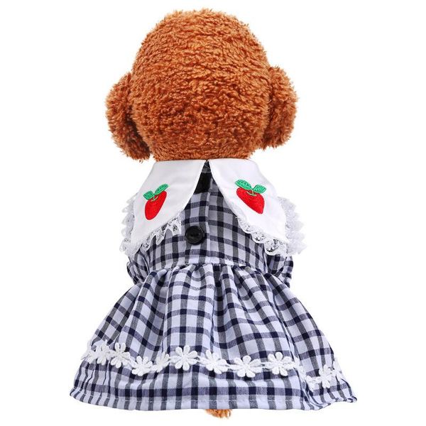 

dog apparel cute apple dress tutu skirt summer female girl puppy hoodie shirt clothes costume for yorkie chihuahua