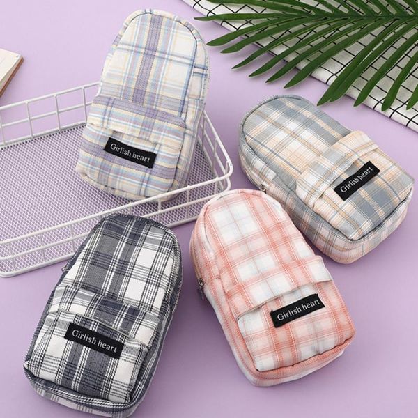 

pencil cases japanese stationery and office bags canvas estuches escolares large capacity trousse scolaire for girls