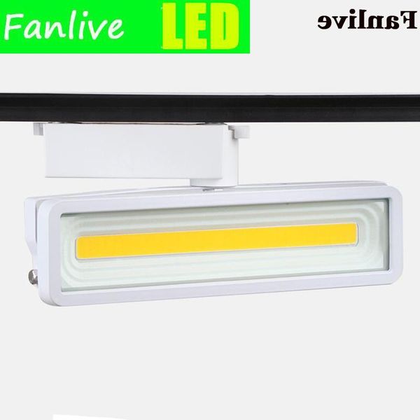 

track lights fanlive 4pcs cob 50w led tracking light lamp for clothing store shop rail ac220v