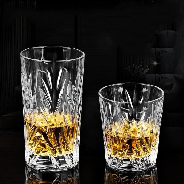 

wine glasses set of 2 whiskey glass for party club beer drinking cups 200902-18