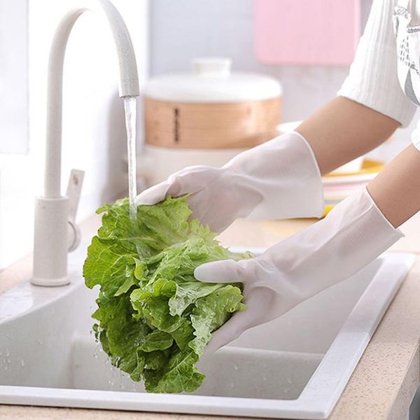 

disposable gloves 10 pairs dish washing household pvc dishwashing waterproof for cleaning kitchen accessories guantes
