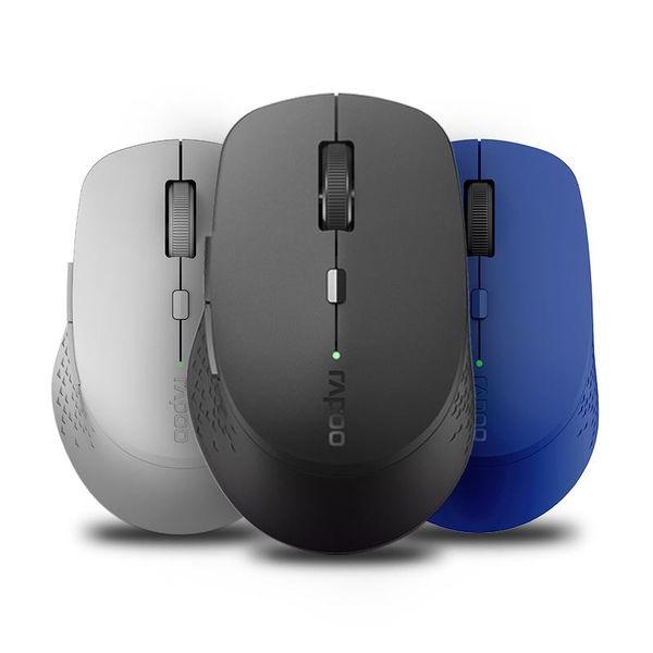 

rapoo m300g wireless bluetooth mouse, compact and portable, multi-mode mute design, supports 3.0/4.0/wireless 2.4g mice