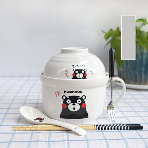 

large ceramic li riceses leave japanese lovely indoor cartoon individual bowls the student's dormitory noodle bowl soup