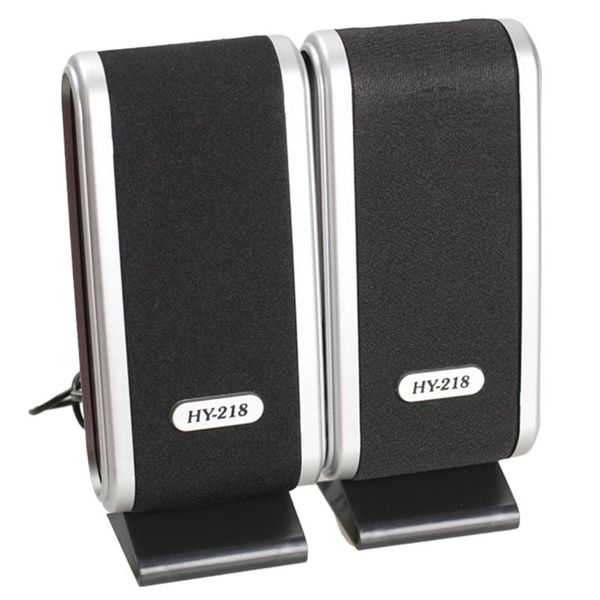 

portable speakers 2 pcs usb computer speaker stereo 3.5mm with ear jack for deskpc laptop