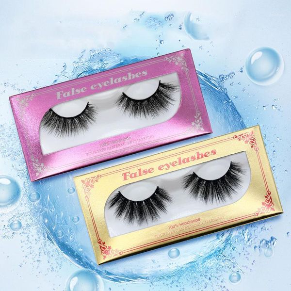 

pair of 5d nano mink false eyelashes three-dimensional curling natural long extension eye makeup tool1