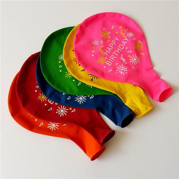 

party decoration 27 "big latex balloons colourful round balloon inflatable helium ballon happy birthday