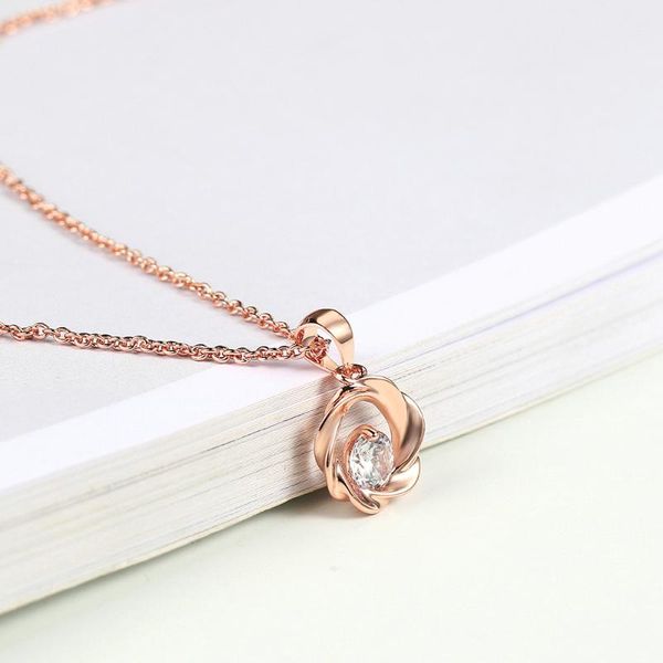 

chokers round flower cz stone choker necklace for women girls anniversary fashion charms necklaces jewelry wholesale dwn249, Golden;silver