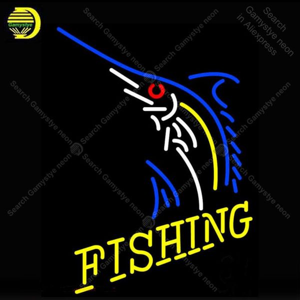 

other lighting bulbs & tubes saury fishing neon sign glass tube handmade light food shop display decorate el pub club iconic lamp