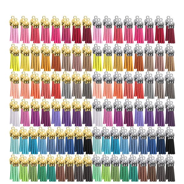 

kimter 90pcs keychain tassels bulk women fashion jewelry making diy crafts for acrylic blank keychains bracelets earrings dhl q404fz, Silver