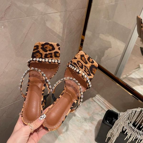 

rhinestone high heeled women sandals temperament slippers shoes size 35-42 dress, Black