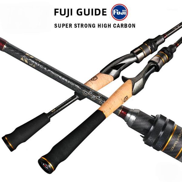 

volin fuji rings spinning rod 1.8m1.98m l ul ml ultralight carbon casting fishing for 2 sections boat rods1