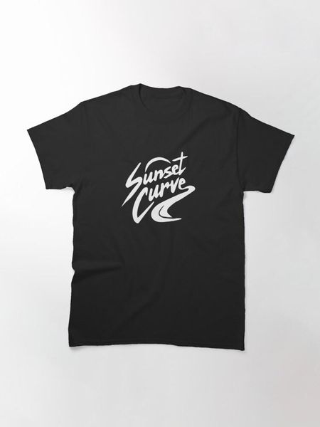 

men's t-shirts sunset curve white 100% cotton casual short sleeve men tshirt o-neck knitted comfortable fabric, White;black