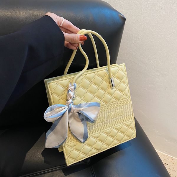 

design handbag silk scarf fashion vertical women's bag single shoulder 2021 new portable solid color messenger korean leisure small squ