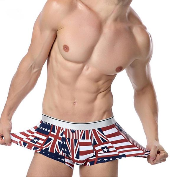 

underpants 4 pcs boxed summer mens underwear ice silk boxers thin loose breathable medium waist large contrast boxershorts men, Black;white