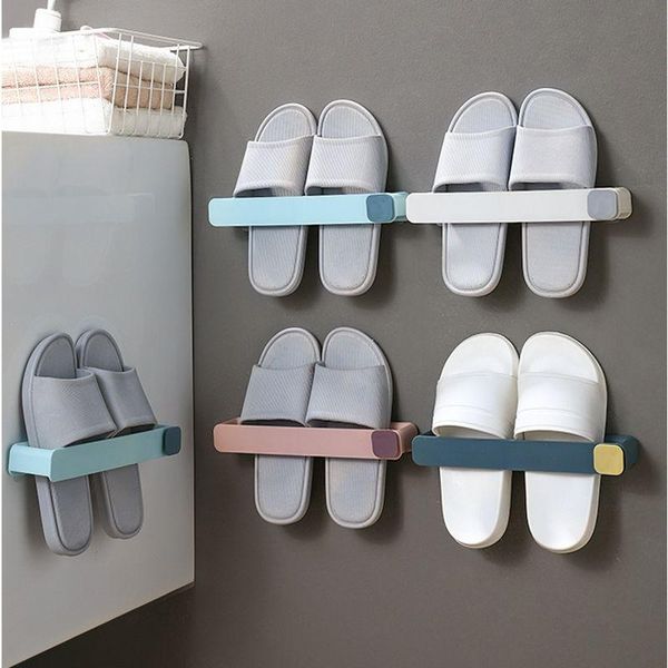 

1pcs / 3pcs*multi purpose durable shoe rack slipper wall mounted space saving cabinet wardrobe vertical shoes storage clothing &