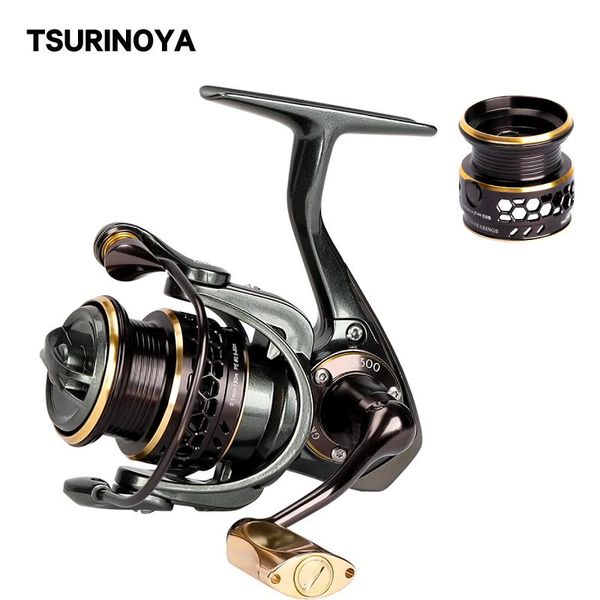 

jaguar 500 double spool spinning fishing reel 4kg drag 166g ultralight trout ajing carp coils baitcasting reels
