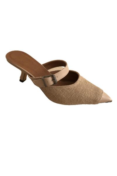 

women's mesh thin heel shoes sandals, Black