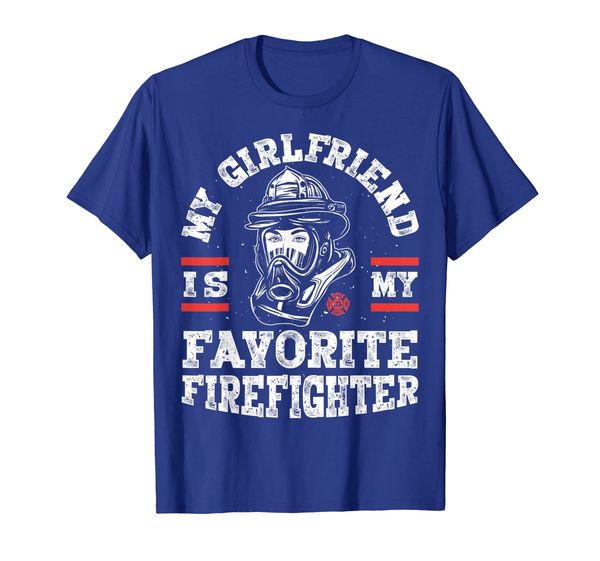 

My Girlfriend Is My Favorite Firefighter T shirt Boyfriend, Mainly pictures