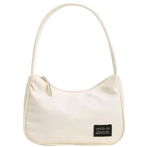 

evening bags casual canvas baguette solid shoulder bag women fashion appliques designer handbags chains tote classy zipper pu