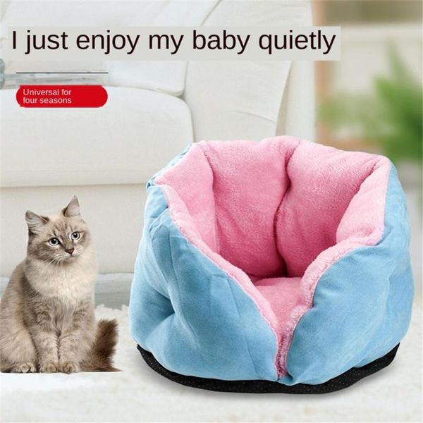 

cat beds & furniture pet bed for dogs soft nest kennel cave house sleeping bag mat pad tent pets winter warm cozy puppy