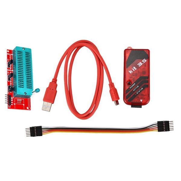 

computer cables & connectors pickit 3.5 programmer + pic icd2 programming adapter universal seat