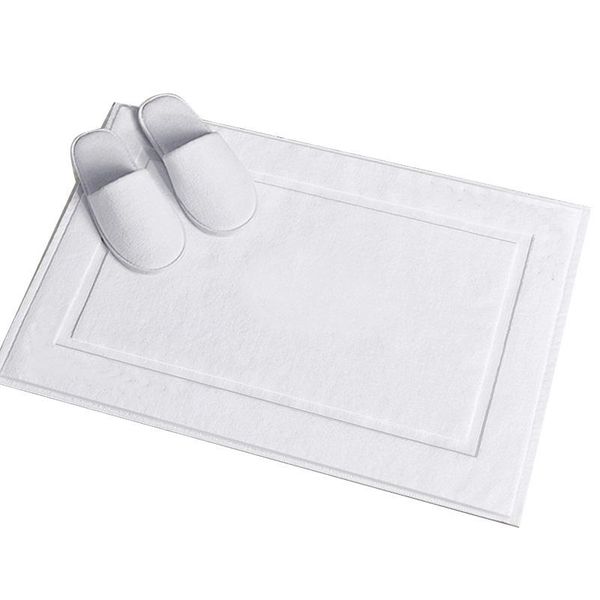 

towel 2021 el white floor carpets of bathroom 100% cotton door mat mats rugs 50*80cm