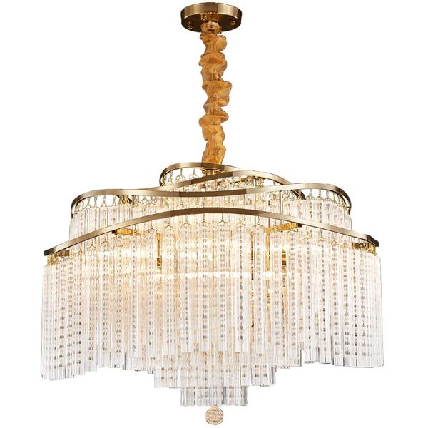 

pendant lamps modern light luxury crystal hanging lamp novelty restaurant bedroom lighting simple el lobby living room led chandeliers