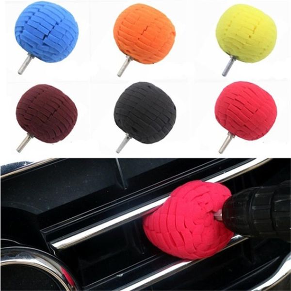 

car sponge ball waxing and polishing for hub wheel steel ring detail plate circular