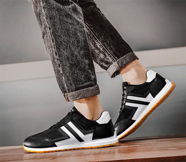 

wear all seasons sneaker shoe sporty fashion comfortable breathable men's non-slip shock absorption durable wear-resistant size 39-44