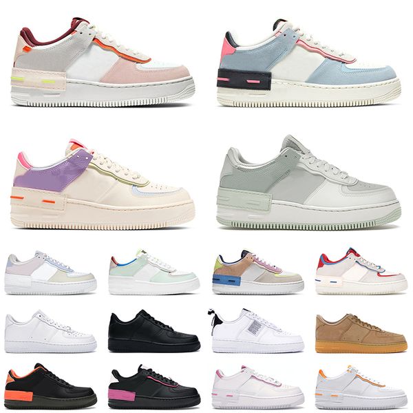 

airforce 1 shadow running shoes men women sneakers sunset pulse white barely rose beige pale ivory oracle aqua womens trainer