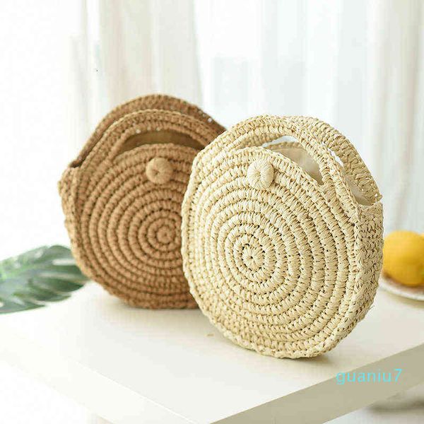 

hbp non-brand bag round straw holiday fashion woven messenger shoulder hand sport