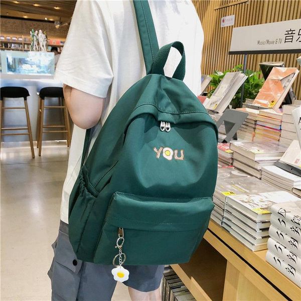 

high student school bags for teenage girls backpack women bag black lightweight nylon bookbag female teen schoolbag
