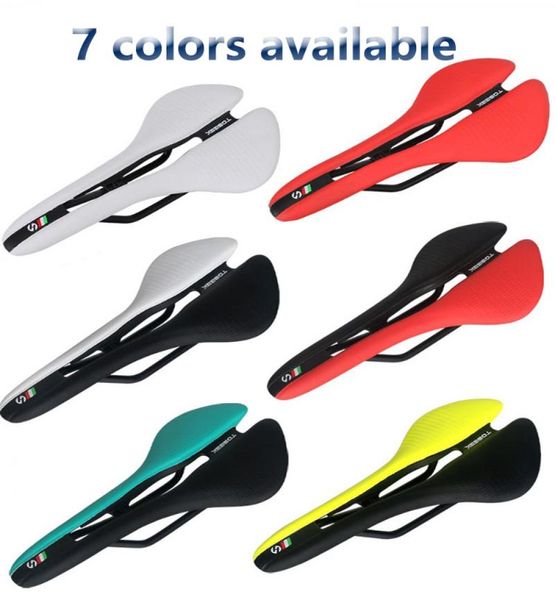 

bike saddles selle de vlo route ultralgre et creuse pour vtt, 185g, 7 couleurs, design ergonomique cr-mo