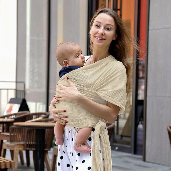 

carriers, slings & backpacks baby carrier sling ergonomic lnfant strap born dual use four seasons universal front holding type simple x-shap