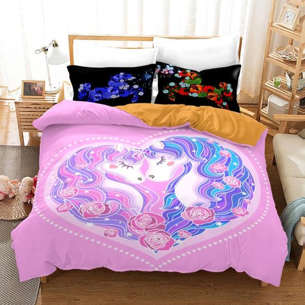 

home comforter bedding sets 3d qualified  king set duvet cover pillow cases 2-3pcs style7