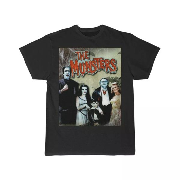 

munsters cast short sleeve tee, White;black