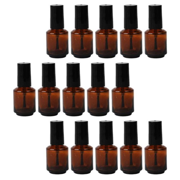 

storage bottles & jars 15pcs 7ml empty refillable nail polish touch clear vials