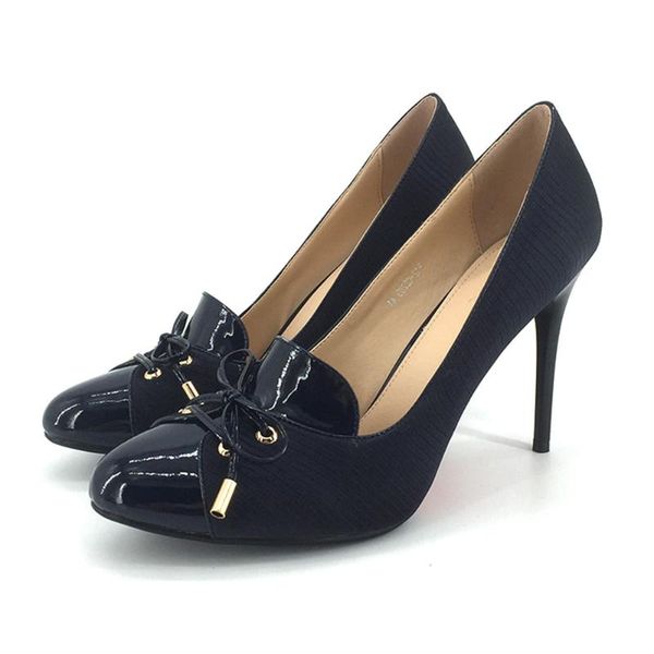 

dress shoes office fashion pointed toe women pumps heels comfort, Black