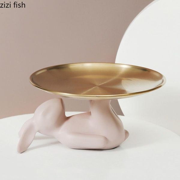 

decorative objects & figurines abstract storage ornaments resin animal statue deskcandy box snacks organizer crafts sculpture hom