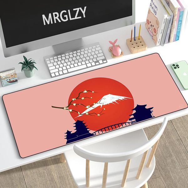 

mouse pads & wrist rests japanese style mount fuji art pad office mats ukiyoe carpet gaming accessories rubber mousemat mousepad for compute