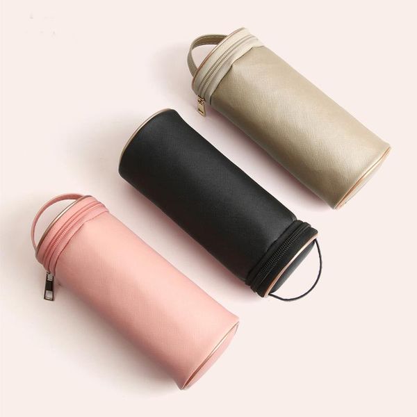 

portable makeup brushes case organizer cosmetic pens tube cup holder bags & cases